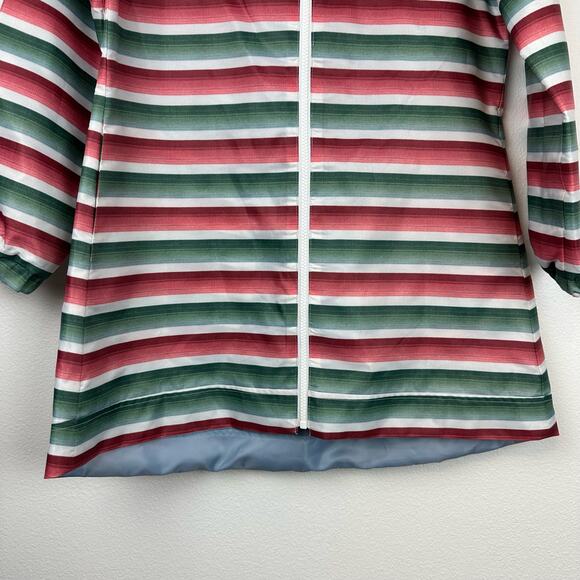 Byrdie Golf Social Wear Long Striped Full Zip Jacket Small - Picture 4 of 9